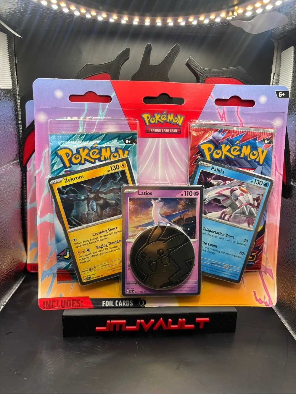 Pokemon Enhanced 2 Pack Blister - Zekrom Latios Palkia Cosmos DESTINED + JOURNEY
